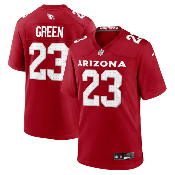 Arizona Cardinals Art Green Nike Cardinal Team Game Jersey