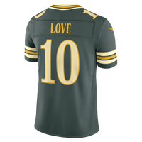 Green Bay Packers Jordan Love Nike Green 2026 Rivalries Collection Printed Limited Jersey
