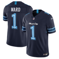 Tennessee Titans Cameron Ward Nike Navy 2026 Rivalries Collection Printed Limited Jersey