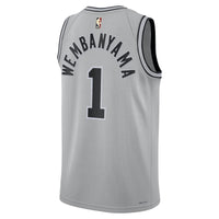 San Antonio Spurs Victor Wembanyama - Silver jersey – view 4