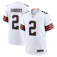 Cleveland Browns Shedeur Sanders Nike White Game Jersey