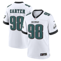 Philadelphia Eagles Jalen Carter Nike White Game Jersey