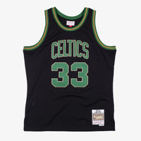 Boston Celtics Mitchell & Ness Larry Bird 1985 Reload Swingman Authentic Jersey - Black