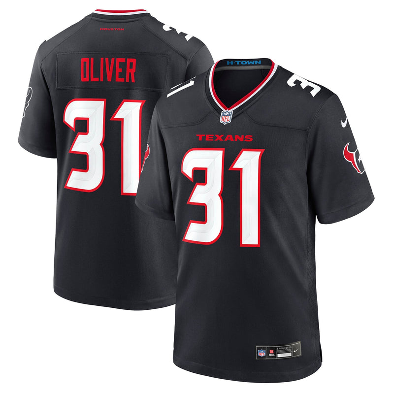 Houston Texans Bryce Oliver Navy jersey – view 1
