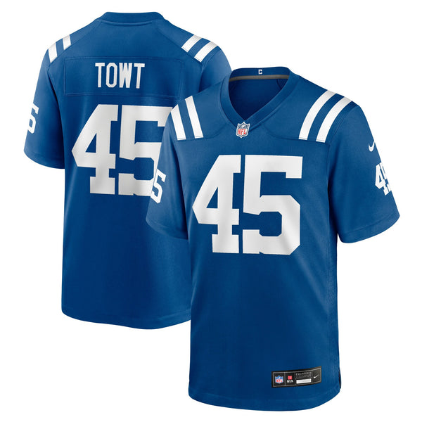 Indianapolis Colts Carson Towt Nike Royal Game Player Jersey