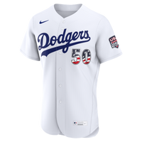 Fourth of July Los Angeles Dodgers Mookie Betts Nike White USA 250 Authentic Jersey