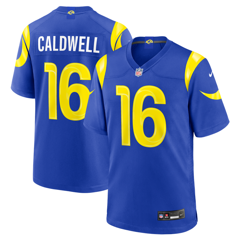 Los Angeles Rams Matthew Caldwell Nike Royal Team Game Jersey