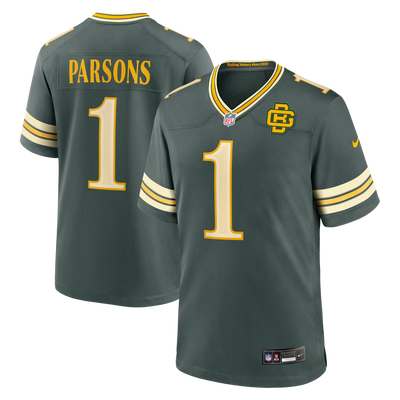Green Bay Packers Micah Parsons Nike Green 2026 Rivalries Collection Game Jersey