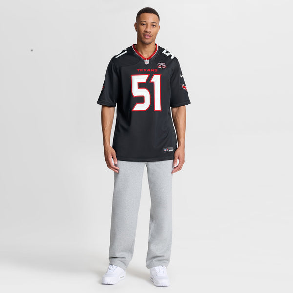 Houston Texans Will Anderson Jr. Nike Navy Team 25th Season Game Jersey