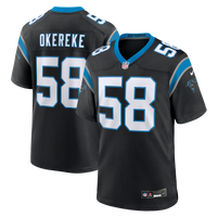 Carolina Panthers Bobby Okereke Nike Black Team Game Jersey