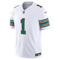 Miami Dolphins Tua Tagovailoa Nike White Vapor F.U.S.E. Limited Jersey