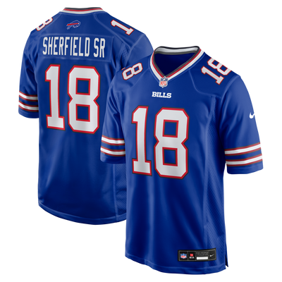 Buffalo Bills Trent Sherfield Sr. Nike Royal Team Game Jersey