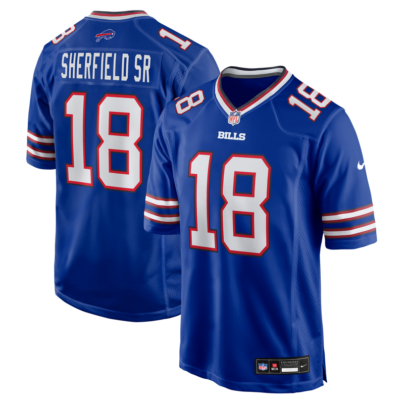 Buffalo Bills Trent Sherfield Sr. Nike Royal Team Game Jersey