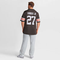 Cleveland Browns John Saunders Jr Brown jersey – view 3