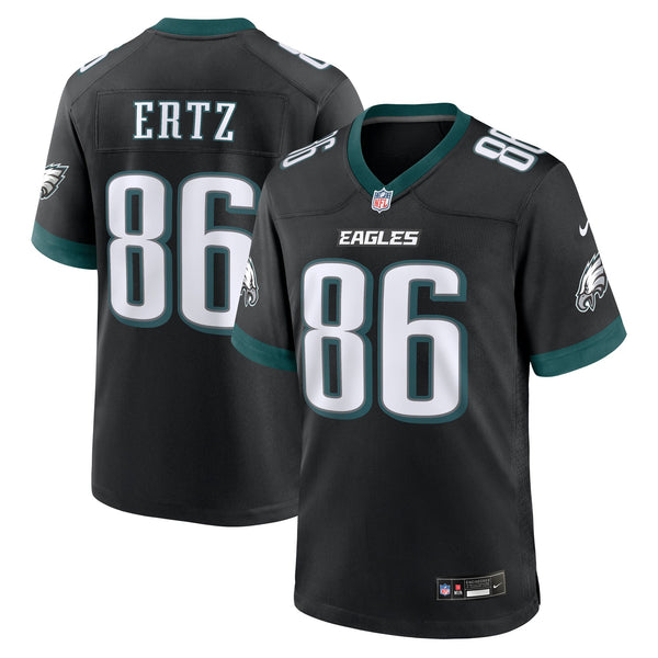 Philadelphia Eagles Zach Ertz Nike Black Alternate Game Jersey
