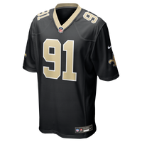 New Orleans Saints Vernon Broughton Nike Black Team Game Jersey