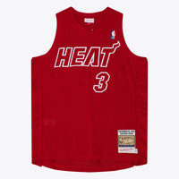 Miami Heat Mitchell & Ness Dwyane Wade 2012 Christmas Day Authentic Jersey - Scarlet
