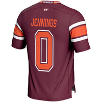 Ali Jennings Virginia Tech Hokies GameDay Greats NIL Player Football Jersey - Maroon