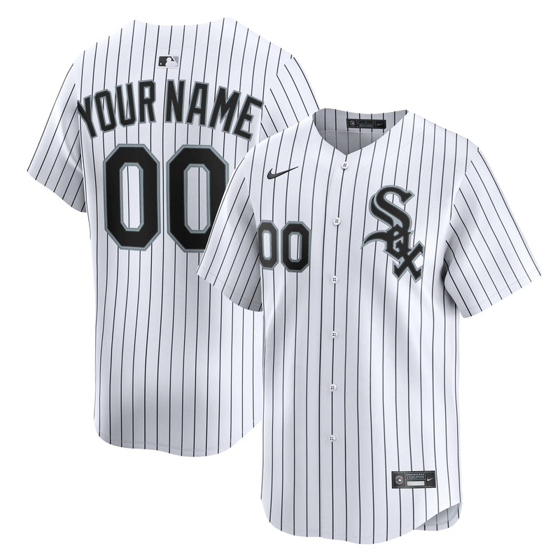 Chicago White Sox Nike White Home Limited Custom Jersey