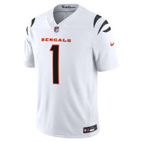 Cincinnati Bengals Ja'Marr Chase Nike White Vapor F.U.S.E. Printed Limited Jersey