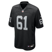 Las Vegas Raiders Jordan Meredith Nike Black Game Player Jersey
