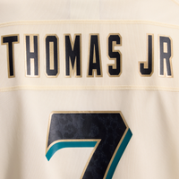 Jacksonville Jaguars Brian Thomas Jr. Nike Natural 2026 Rivalries Collection Game Jersey