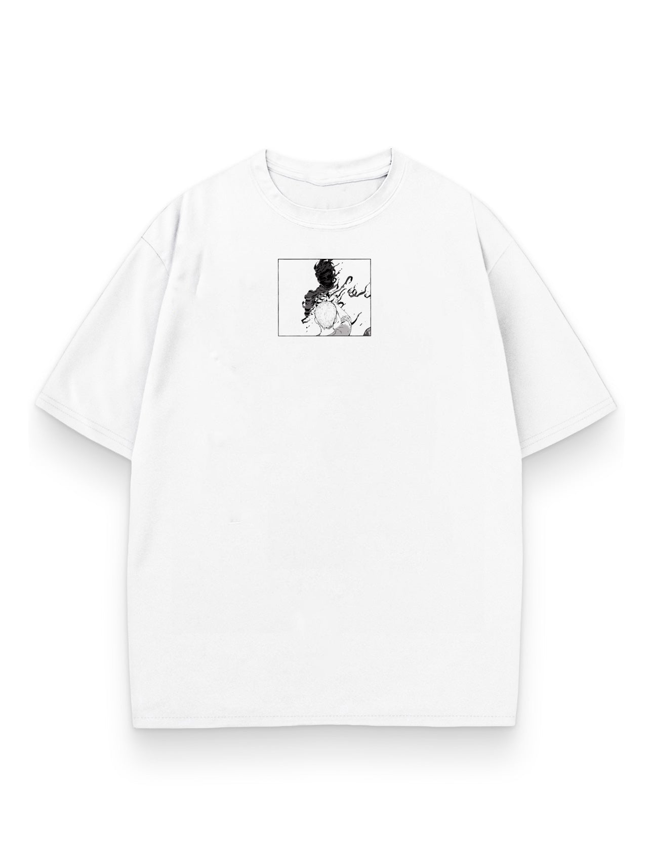White t-shirt with Kei Nagai Ajin The Black Matter graphic – photo 2