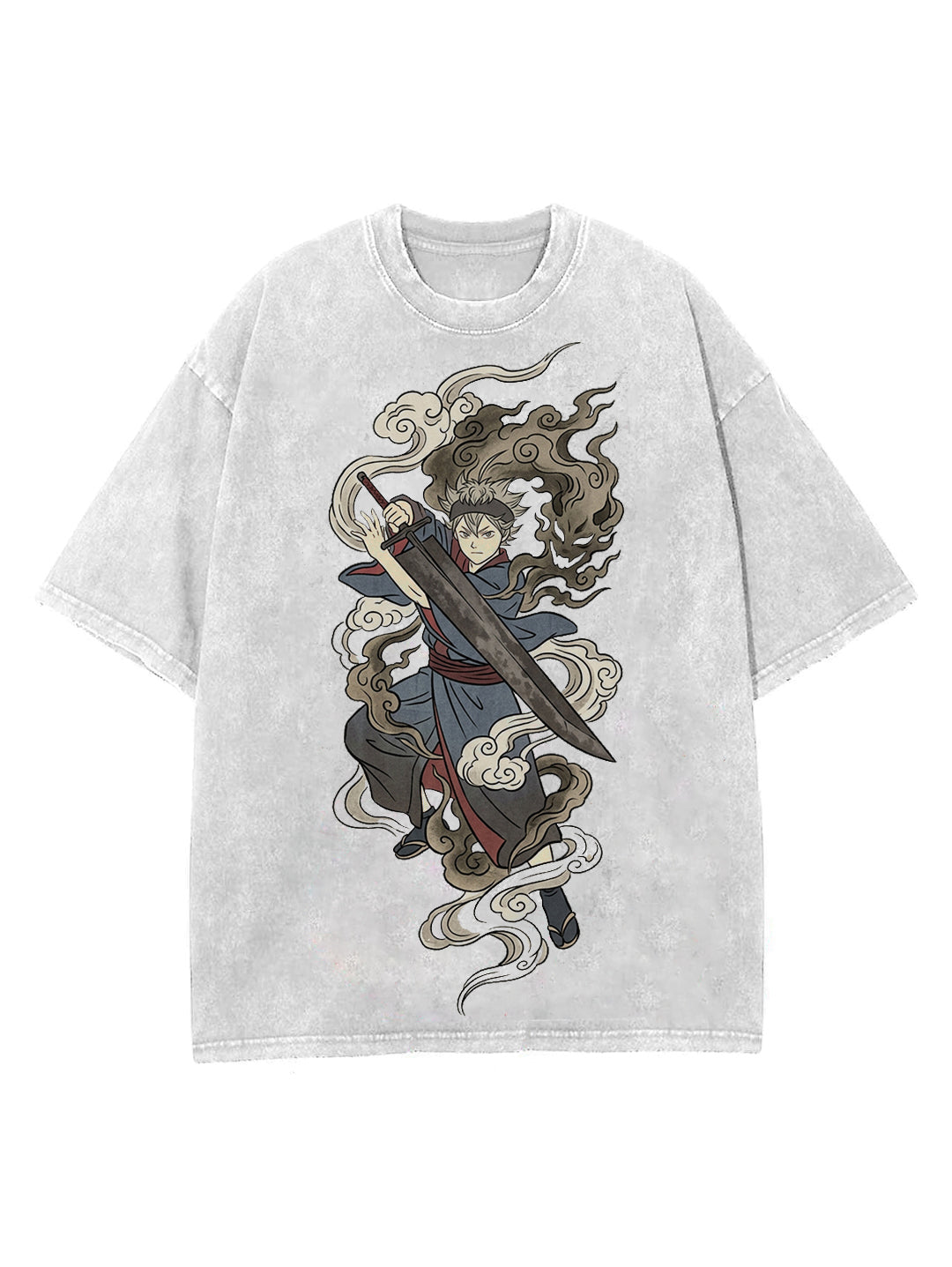 White t-shirt with Asta Black Clover Black Force graphic – photo 1
