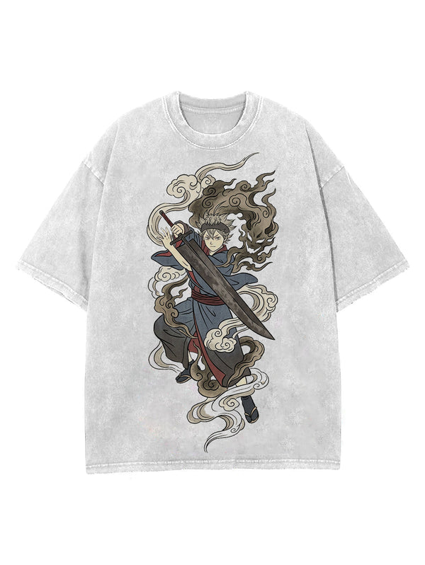 White t-shirt with Asta Black Clover Black Force graphic – photo 1