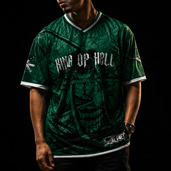 Zoro King of Hell - One Piece Oversized Jersey