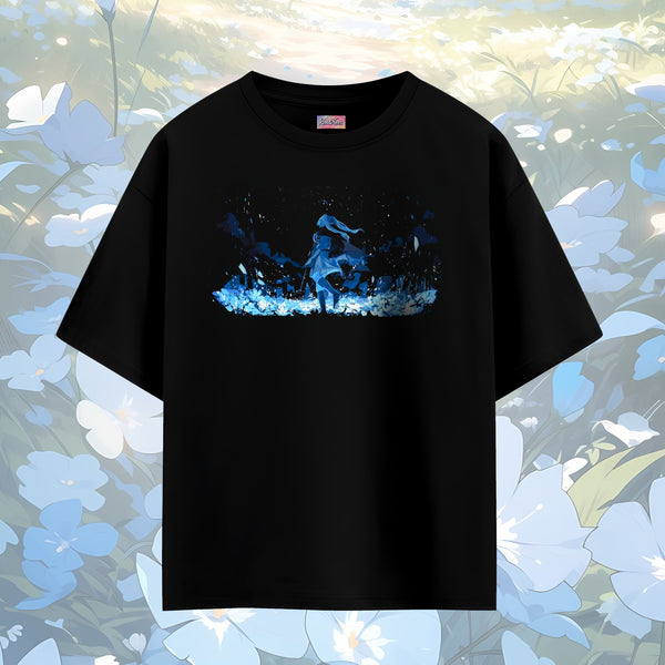Blue Void - Frieren Oversized Tee
