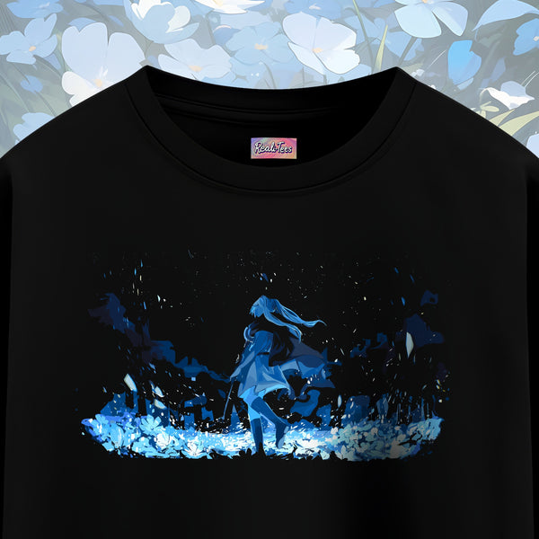 Blue Void - Frieren Oversized Tee