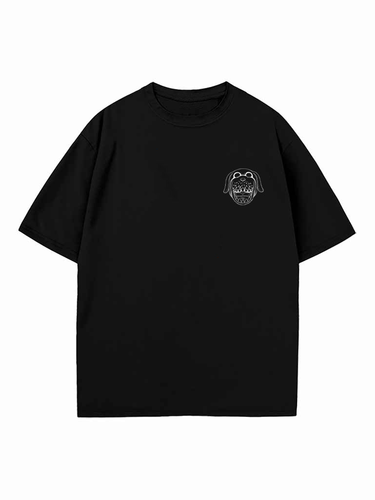 Black t-shirt with Monkey D. Luffy One Piece Mighty Vice graphic – photo 2