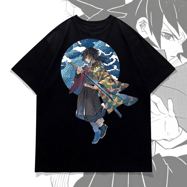 Giyu Tomioka Water Hashira - Demon Slayer Oversized Tee