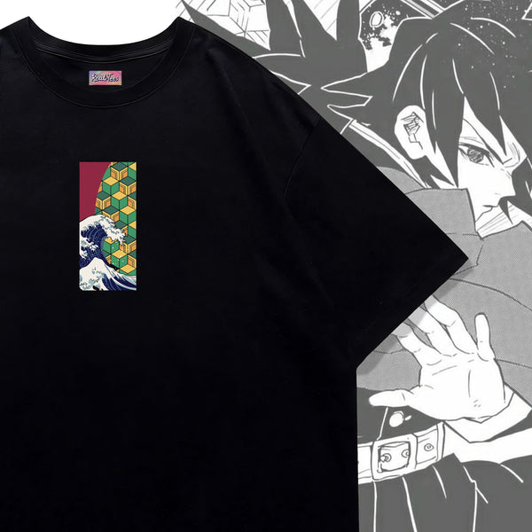 Giyu Tomioka Water Hashira - Demon Slayer Oversized Tee