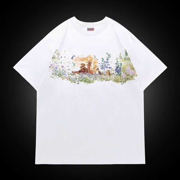 Ethereal Journey - Made in Abyss Oversized Tee