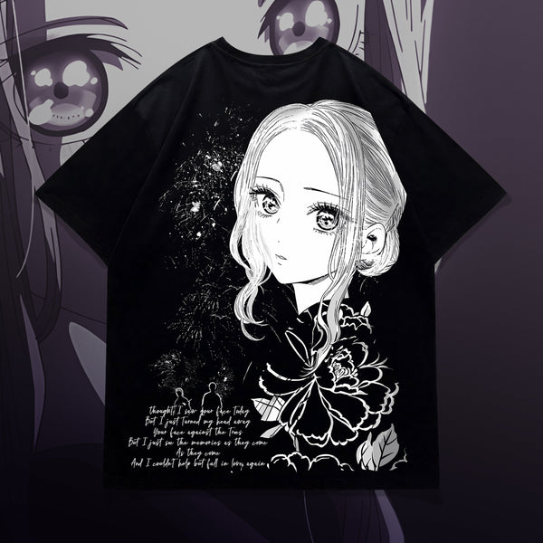 Marin the Bisque Doll Falls in Love - My Dress-Up Darling Oversized Tee