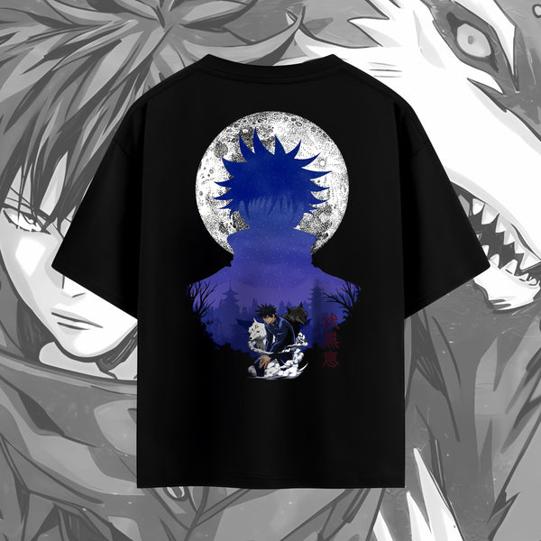 Megumi Fushiguro Ten Shadows - Jujutsu Kaisen Oversized Tee
