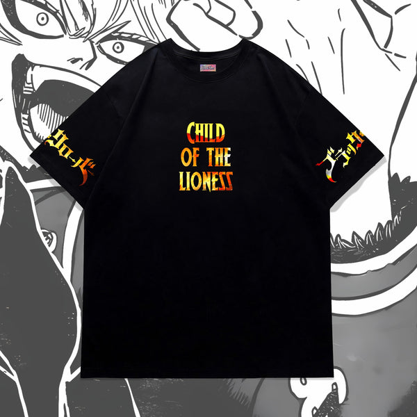 Mereoleona Child of the Lioness - Black Clover Oversized Tee