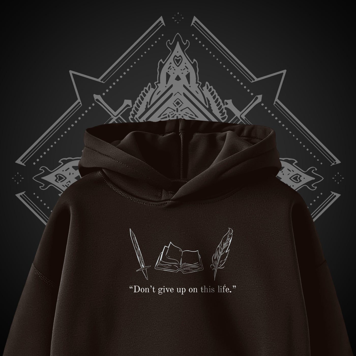 Reader. Writer. Protagonist. Hoodie