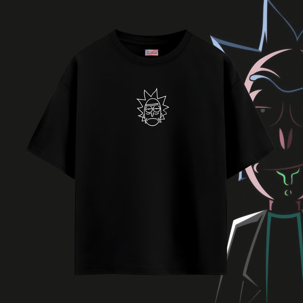 Rick Meditation - Rick and Morty Oversized Tee