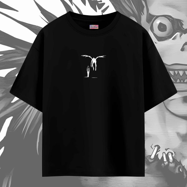 Ryuk Watching Light Silhouette - Death Note Oversized Tee