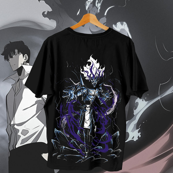 Shadow Monarch Armor - Solo Leveling Oversized Tee
