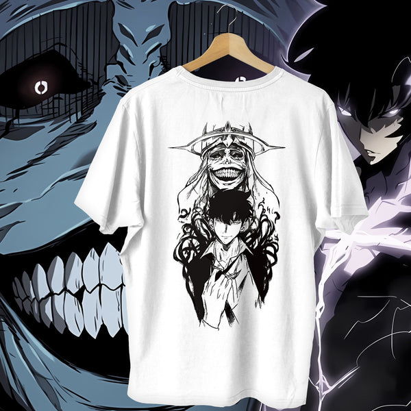 Sung Jin-Woo Shadow Monarch Classic - Solo Leveling Oversized Tee