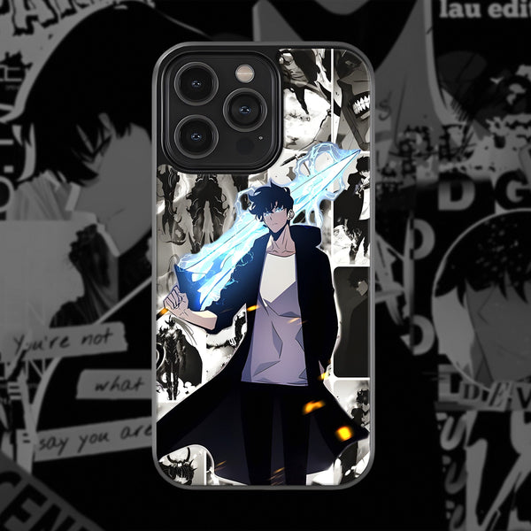 Sung Jin-Woo Dagger Battle Stance - Solo Leveling Phone Case