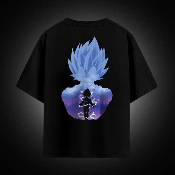 Vegeta Prince of Pride Silhouette - Dragon Ball Z Oversized Tee
