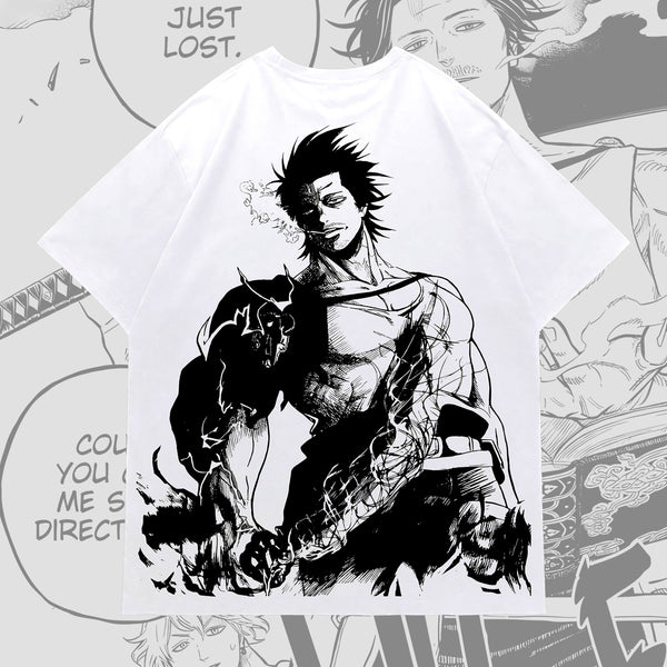 Yami Sukehiro Surpass Your Limits - Black Clover Oversized Tee