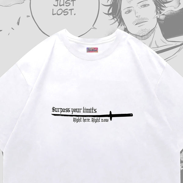 Yami Sukehiro Surpass Your Limits - Black Clover Oversized Tee