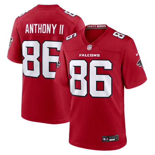 Atlanta Falcons Vinny Anthony II Nike Red Team Game Jersey