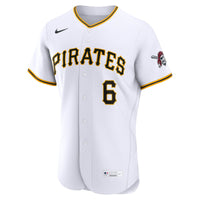 Pittsburgh Pirates Konnor Griffin Nike White Home Authentic Jersey